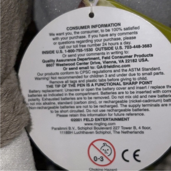 Ringling Bros and Barnum &Bailey 145th Edition Circus Elephant Stuffed Plush new - Picture 15 of 16